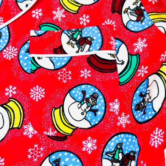 Snow Globe Pajama Set of Top/Pants by Intimate Essentials - XL - NWT - Picture 9 of 15
